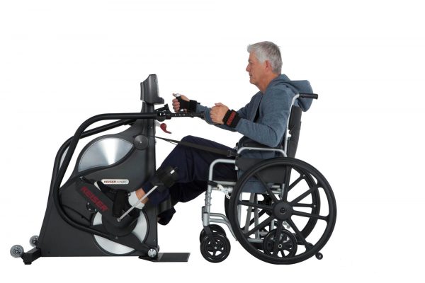 Keiser M7i Fitness Machine In Use