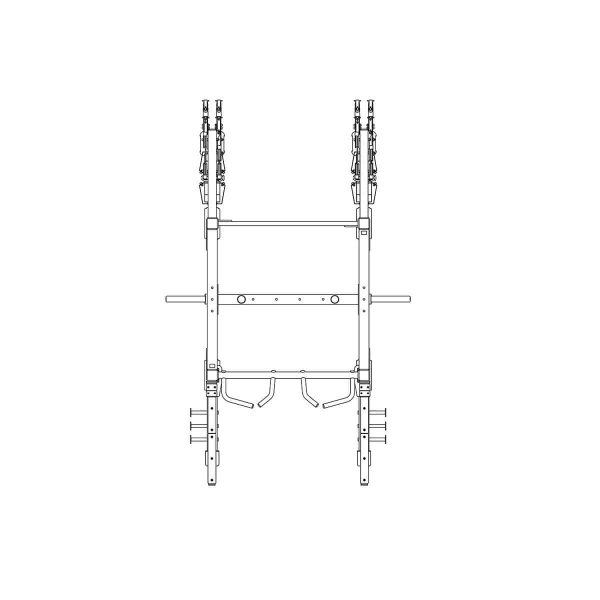 24 X 4 Foot Siege Storage Cable Rack - X1 Package